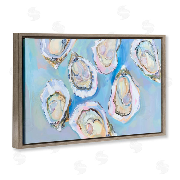Stupell Industries Arlington Prints | Pastel Oysters On Blue