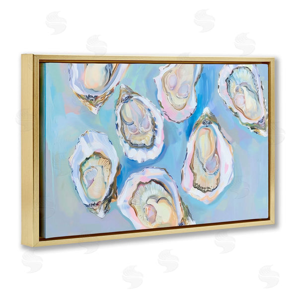 Stupell Industries Arlington Prints | Pastel Oysters On Blue