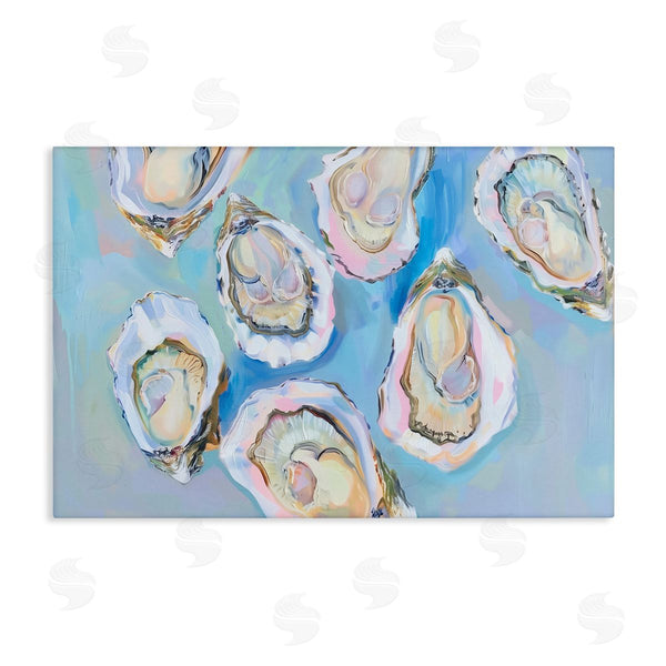 stupell industries Arlington Prints | Pastel Oysters on Blue