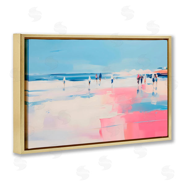 Stupell Industries Arlington Prints | Pastel Summer Beach Abstraction