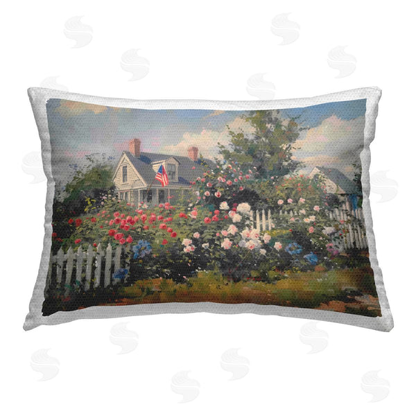 Stupell Industries Arlington Prints | Patriotic Cottage Garden