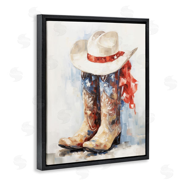 Stupell Industries Arlington Prints | Patriotic Cowboy Boots