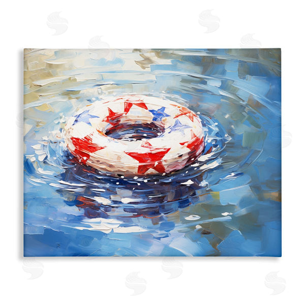 Stupell Industries Arlington Prints | Patriotic Pool Floatie