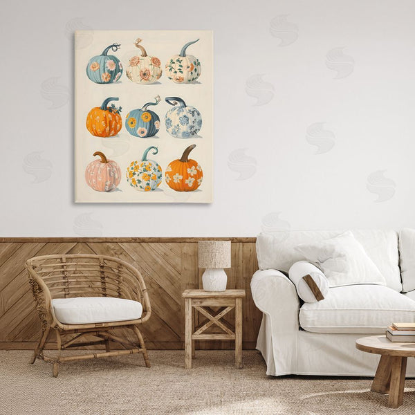 Stupell Industries Arlington Prints | Patterned Pumpkins Assortment Wall Art