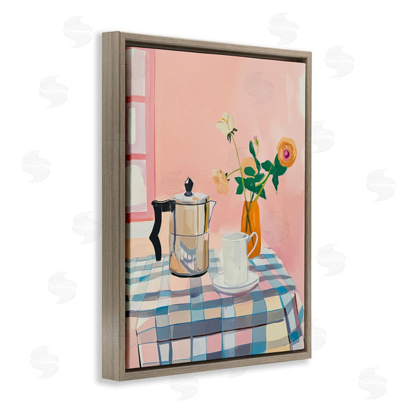 Stupell Industries Arlington Prints | Pink Retro Kitchen Table