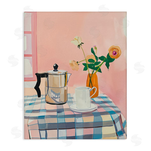 stupell industries Arlington Prints | Pink Retro Kitchen Table