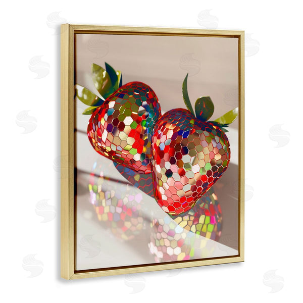 Stupell Industries Arlington Prints | Reflecting Disco Strawberries Wall Art