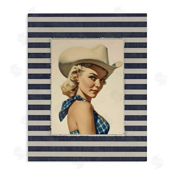 stupell industries Arlington Prints | Retro Cowgirl Stripes