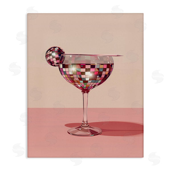 stupell industries Arlington Prints | Rosy Hued Disco Drink