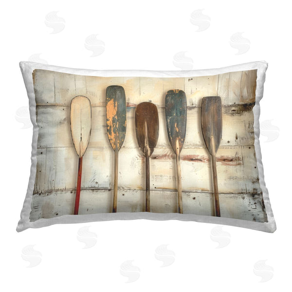 stupell industries Arlington Prints | Rustic Oar Lineup