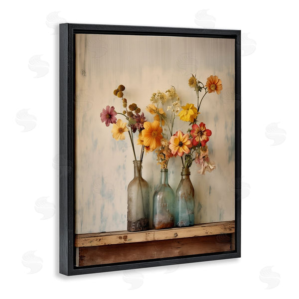 Stupell Industries Arlington Prints | Rustic Spring Flowers Shelf