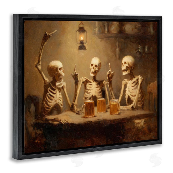 Stupell Industries Arlington Prints | Skeletons Drinking At Tavern Wall Art