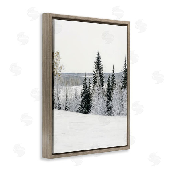 Stupell Industries Arlington Prints | Snowy Overlook Winter Landscape Wall Art