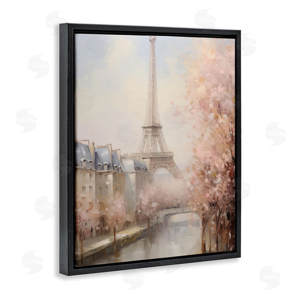 Stupell Industries Arlington Prints | Soft Eiffel Tower River View