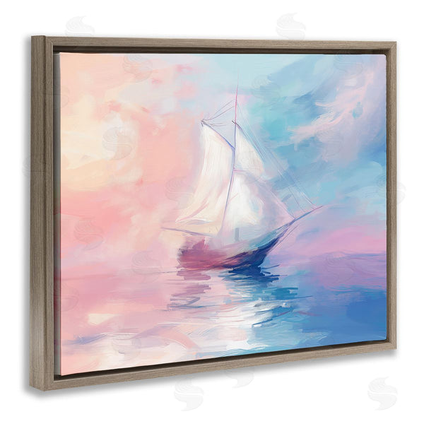 Stupell Industries Arlington Prints | Soft Pastel Sea Vessel