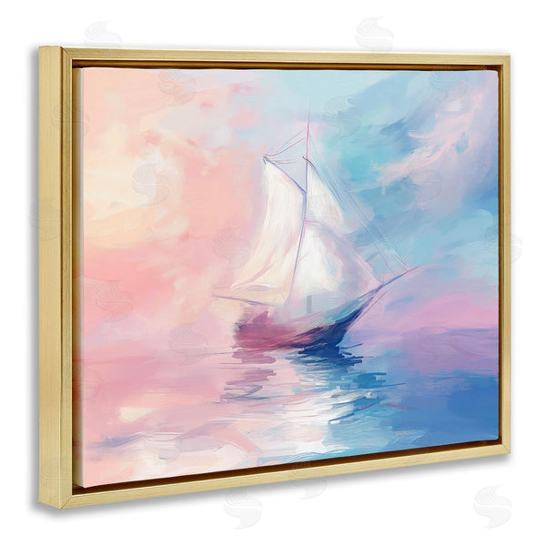 Stupell Industries Arlington Prints | Soft Pastel Sea Vessel