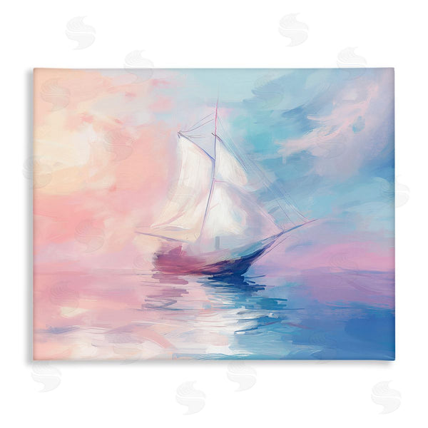 stupell industries Arlington Prints | Soft Pastel Sea Vessel