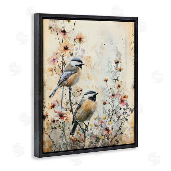 Stupell Industries Arlington Prints | Sparrows Perched On Florals