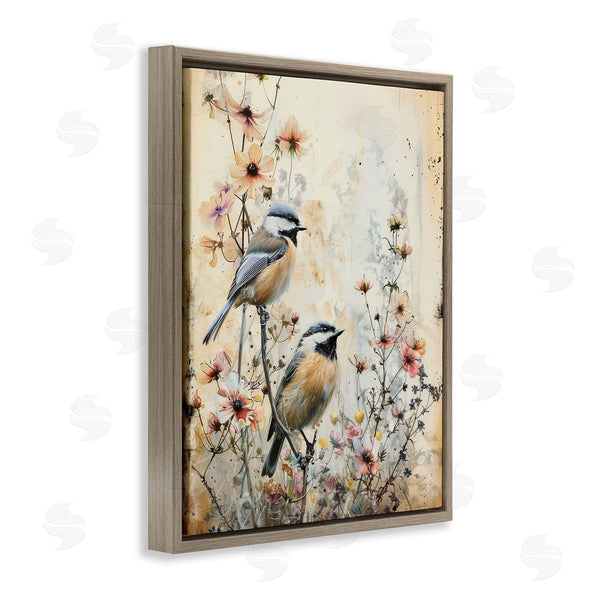 Stupell Industries Arlington Prints | Sparrows Perched On Florals