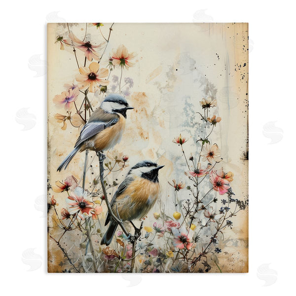 stupell industries Arlington Prints | Sparrows Perched on Florals