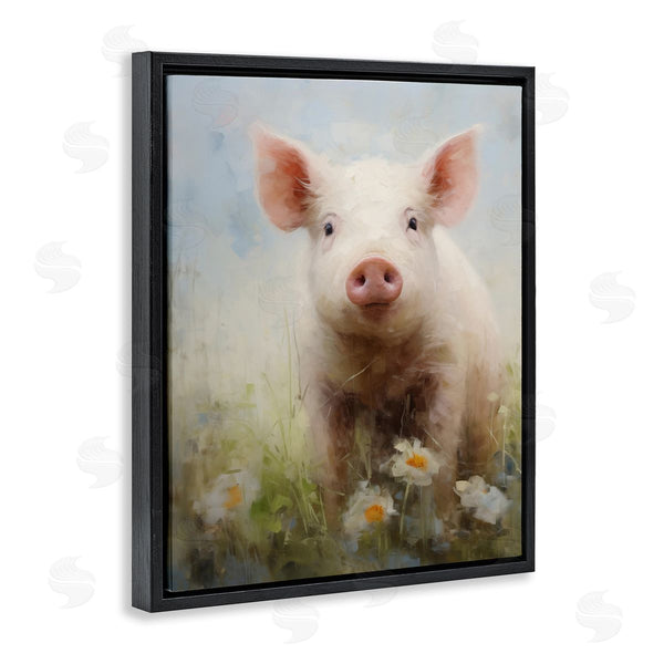 Stupell Industries Arlington Prints | Spring Garden Piggy