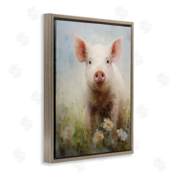 Stupell Industries Arlington Prints | Spring Garden Piggy