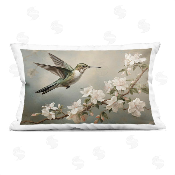 stupell industries Arlington Prints | Spring Hummingbird & Florals Printed Throw Pillow