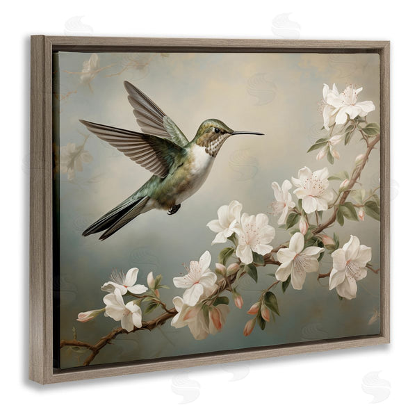 Stupell Industries Arlington Prints | Spring Hummingbird & Florals Wall Art