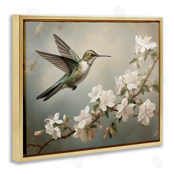 Stupell Industries Arlington Prints | Spring Hummingbird & Florals Wall Art