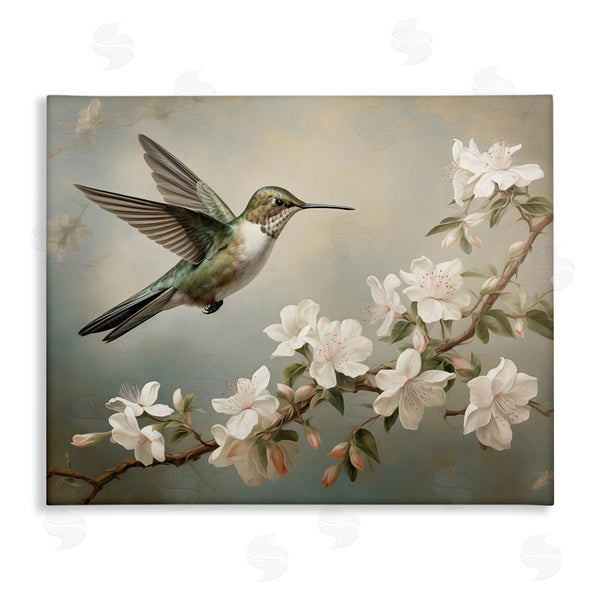 stupell industries Arlington Prints | Spring Hummingbird & Florals Wall Art