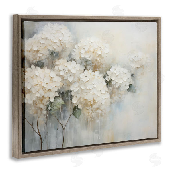 Stupell Industries Arlington Prints | Subtle Fading White Hydrangeas