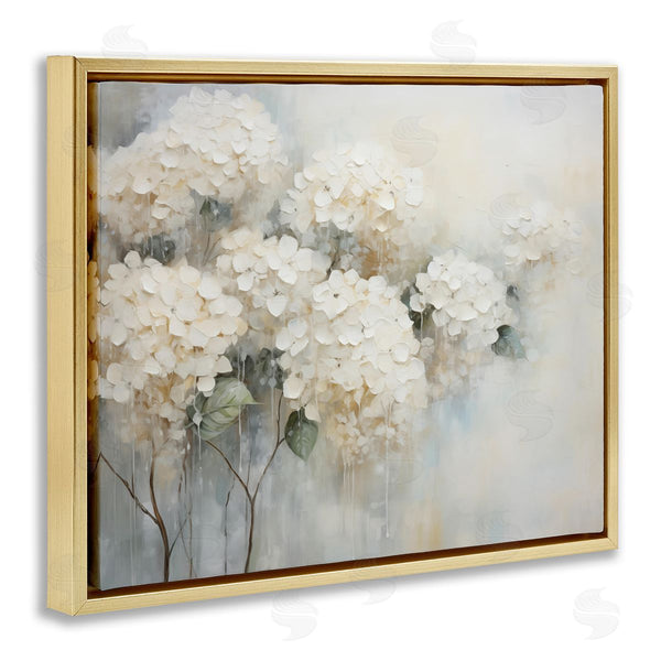 Stupell Industries Arlington Prints | Subtle Fading White Hydrangeas