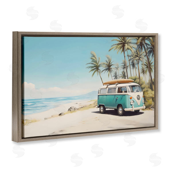 Stupell Industries Arlington Prints | Summer Bus On Shoreline