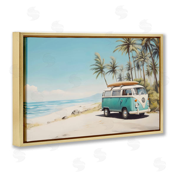 Stupell Industries Arlington Prints | Summer Bus On Shoreline