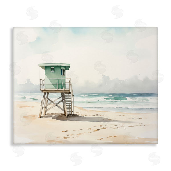 stupell industries Arlington Prints | Summer Lifeguard Stand