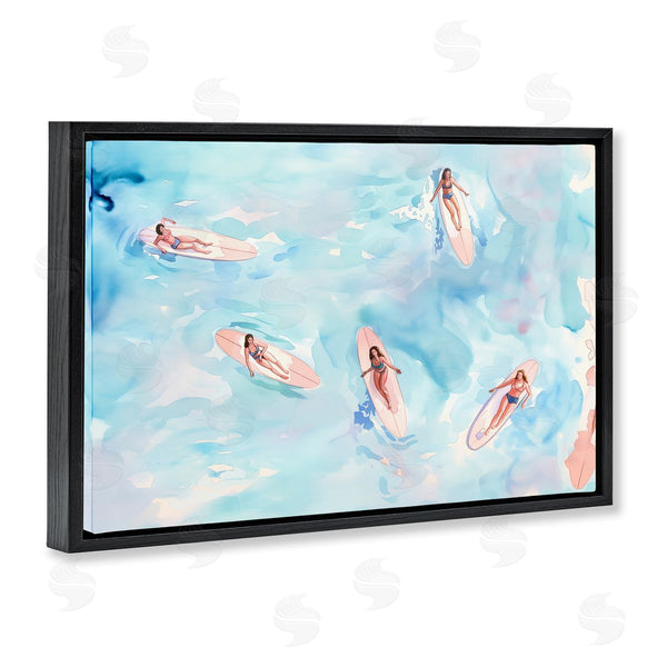 Stupell Industries Arlington Prints | Surfer Girls On Sea