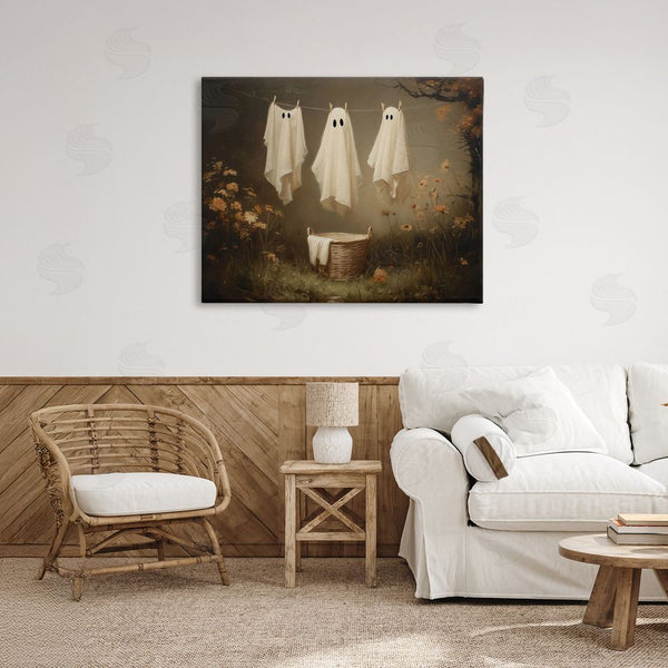 Stupell Industries Arlington Prints | Three Laundry Ghosts Hanging Wall Art