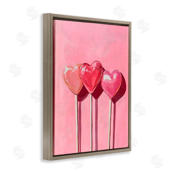 Stupell Industries Arlington Prints | Three Lollipops On Pink