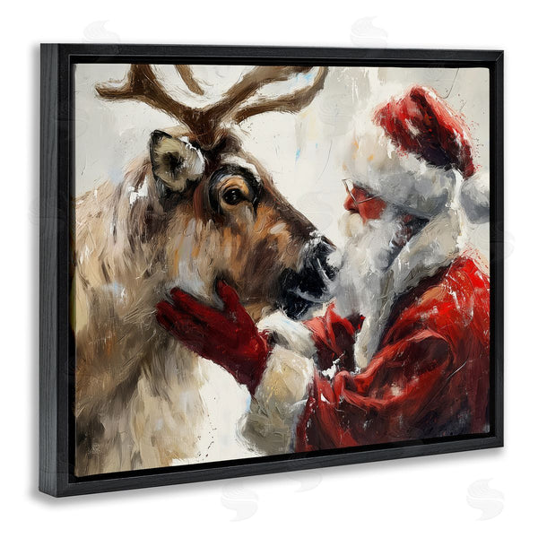 Stupell Industries Arlington Prints | Traditional Santa & Reindeer