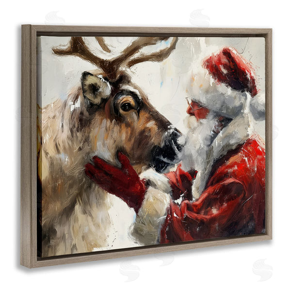 Stupell Industries Arlington Prints | Traditional Santa & Reindeer