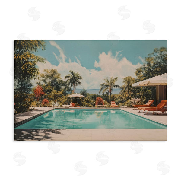 stupell industries Arlington Prints | Tropical Villa Swimming Pool