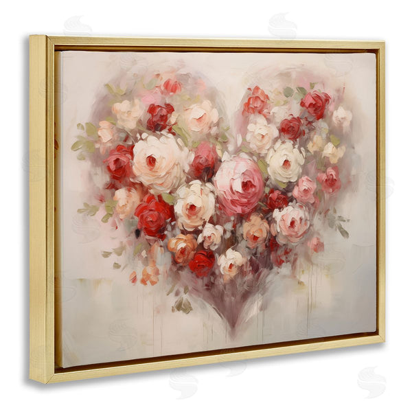 Stupell Industries Arlington Prints | Valentine Roses Heart