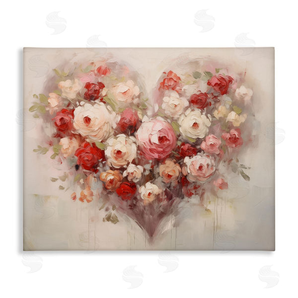stupell industries Arlington Prints | Valentine Roses Heart