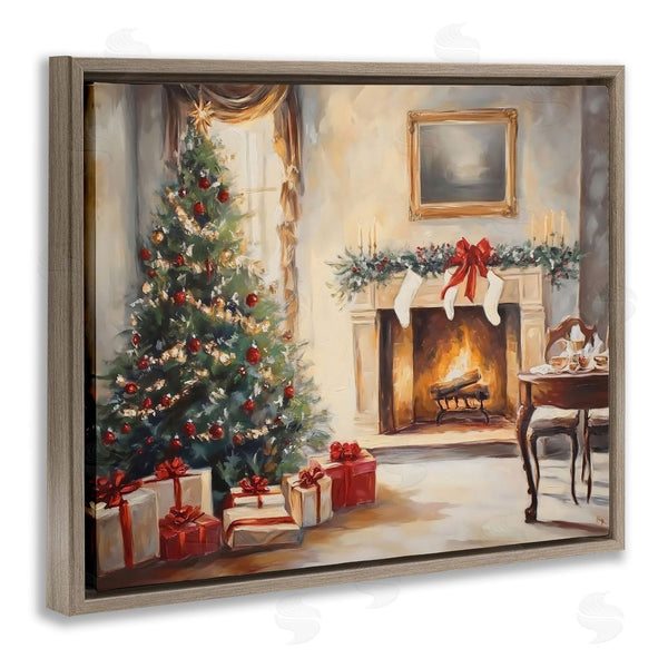Stupell Industries Arlington Prints | Vintage Christmas Tree Hearth Wall Art