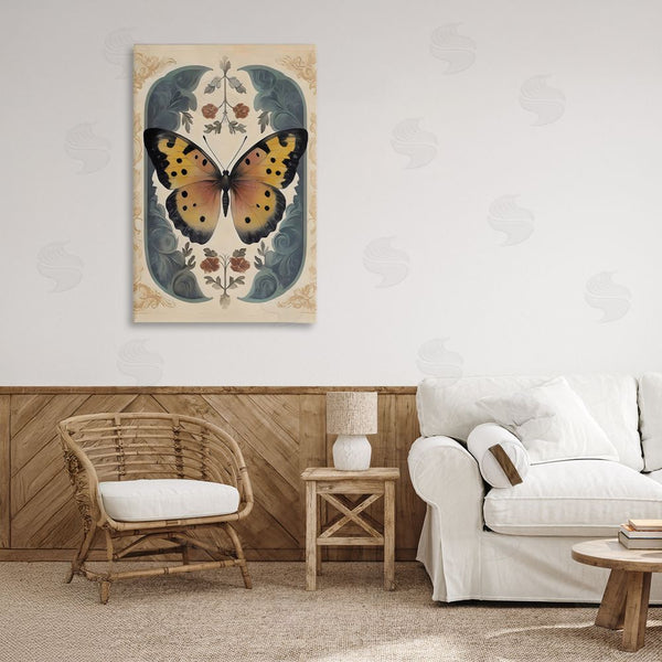 Stupell Industries Arlington Prints | Vintage Farmhouse Butterfly Symmetry Wall Art