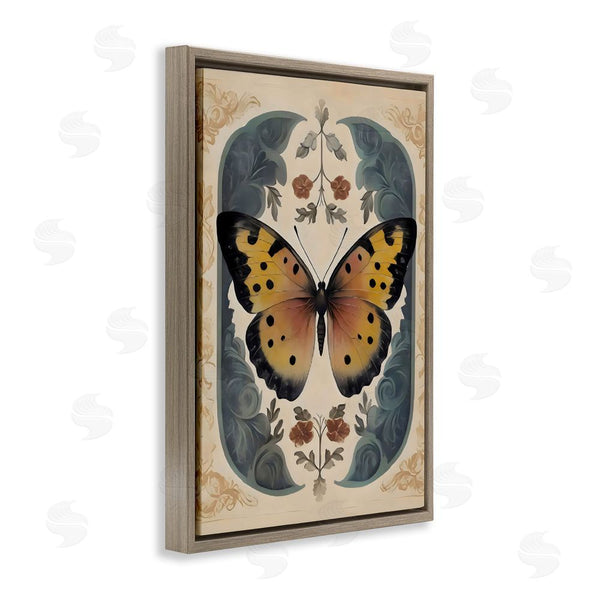 Stupell Industries Arlington Prints | Vintage Farmhouse Butterfly Symmetry Wall Art