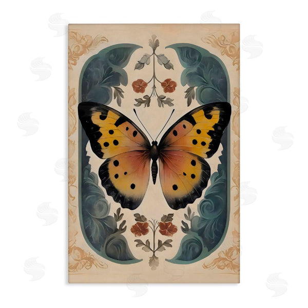 stupell industries Arlington Prints | Vintage Farmhouse Butterfly Symmetry Wall Art