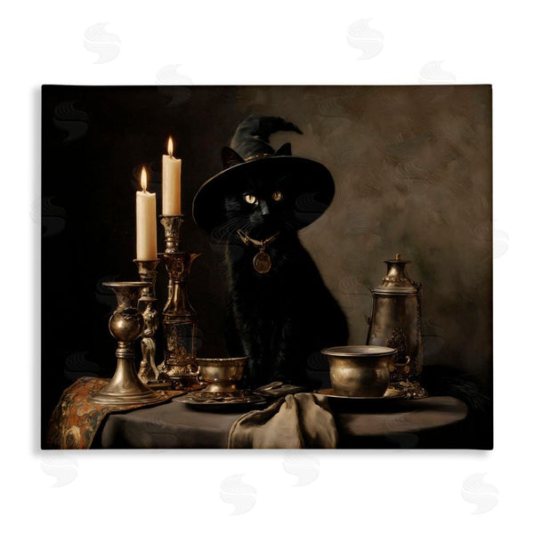 stupell industries Arlington Prints | Vintage Witchy Black Cat Wall Art