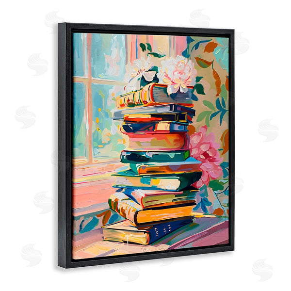 Stupell Industries Arlington Prints | Vivid Bookstack By Window