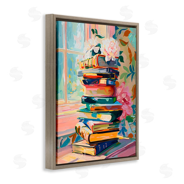 Stupell Industries Arlington Prints | Vivid Bookstack By Window